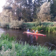 Kajaki Internat 2017 wrzesień