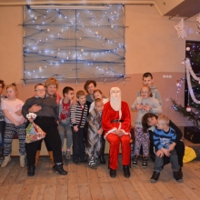 Przedświąteczne, integracyjne spotkanie z uczniami ze Szkoły Podstawowej z Leśniewa.