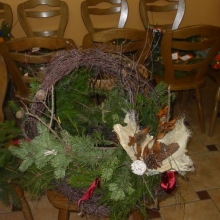 Szkolny konkurs na stroik bożonarodzeniowy