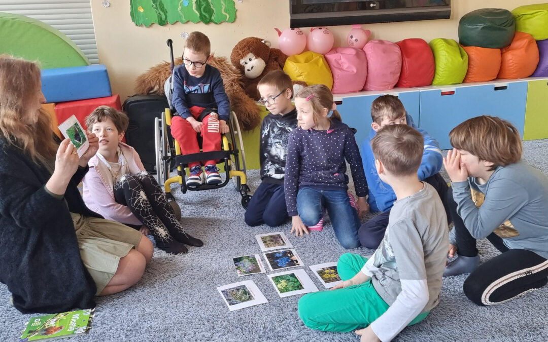 Wiosenne zajęcia w bibliotece miejskiej