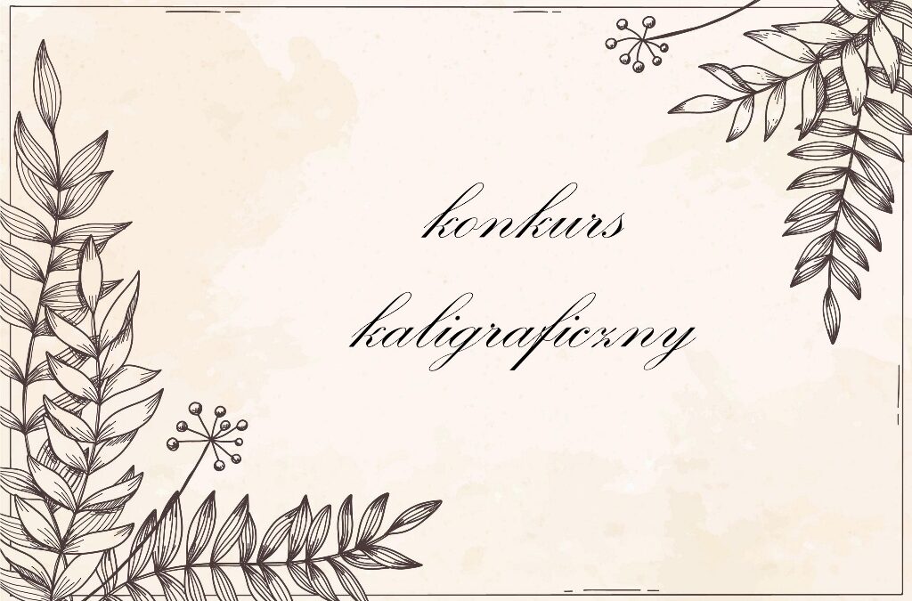 Biblioteczny konkurs kaligraficzny