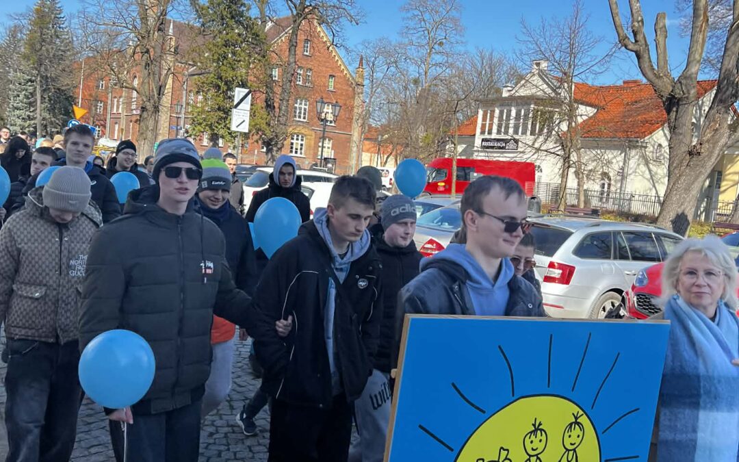 Marsz z&nbsp;okazji Dnia Świadomości Autyzmu.