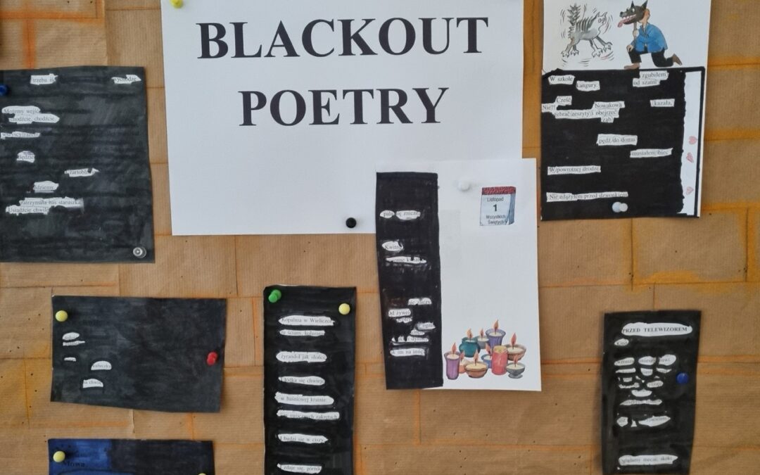 Warsztaty „Blackout poetry”!!!